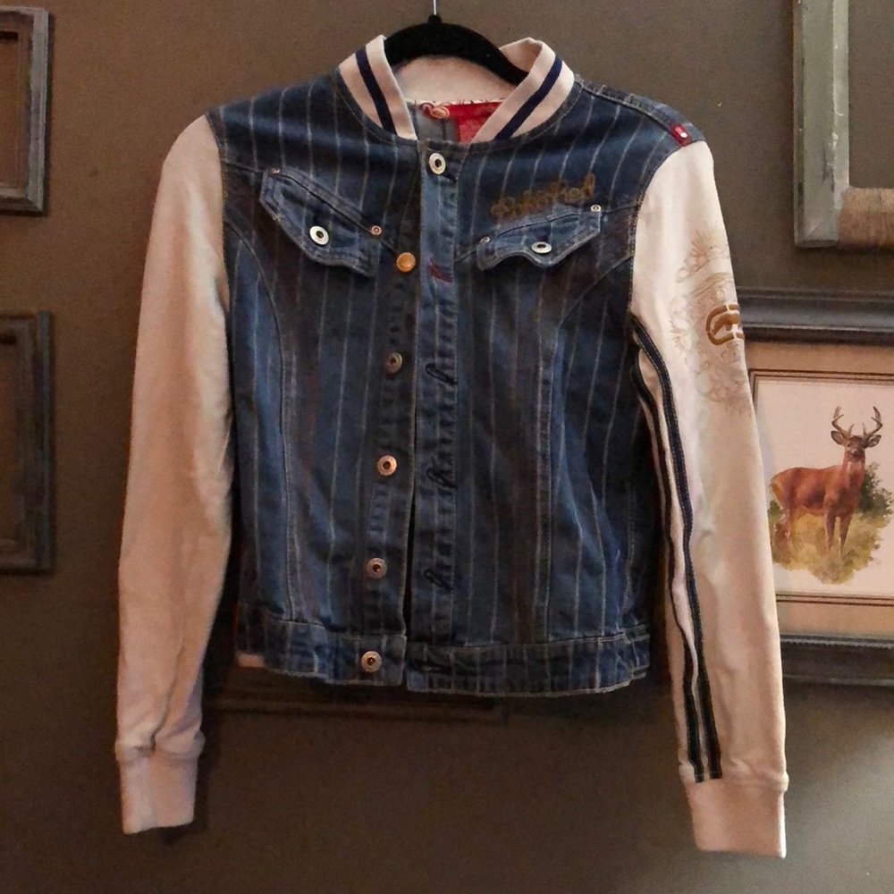 Echo Red Jean Jacket